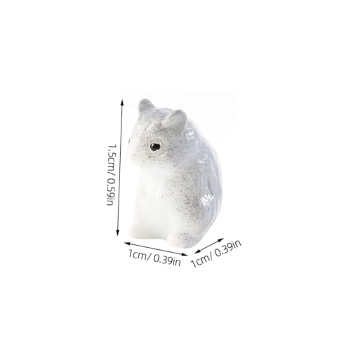 ERINGOGO 10 Stück Resin Tortendeko Kleine Cartoon Tierfiguren Bunte Backornamente für Party und Zuhause Niedliche Micro Landschaft Dekoration Langlebige Kuchenverzierung von ERINGOGO