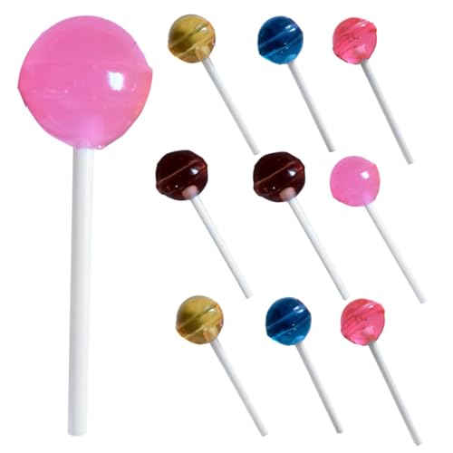 ERINGOGO 10 Stück Simulation Lutscher Puppenhauszubehör Mini-Puppen Mini-lebensmittelverzierung Gefälschte Lebensmittelverzierung Mini-lutscher Lollipop-Modell Gefälschtes Essen Harz ERINGOGO 10 Stück Simulation Lutscher Puppenhauszubehör Mini-Puppen Mini-lebensmittelverzierung Gefälschte Lebensmittelverzierung Mini-lutscher Lollipop-Modell Gefälschtes Essen Harz von ERINGOGO