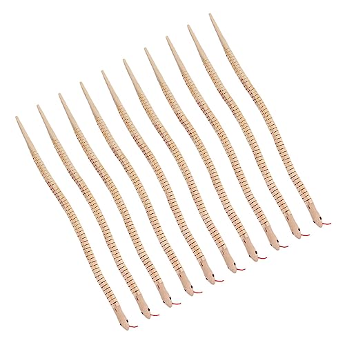 ERINGOGO 10 Stück Spielzeugschlange Aus Holz Schlangenspielzeug Für Schlangenmodellfarbe Reptil Kleines Kinderspielzeug Blanko DIY Schlangenspielzeug Schlange Zum Bemalen ERINGOGO 10 Stück Spielzeugschlange Aus Holz Schlangenspielzeug Für Schlangenmodellfarbe Reptil Kleines Kinderspielzeug Blanko DIY Schlangenspielzeug Schlange Zum Bemalen von ERINGOGO