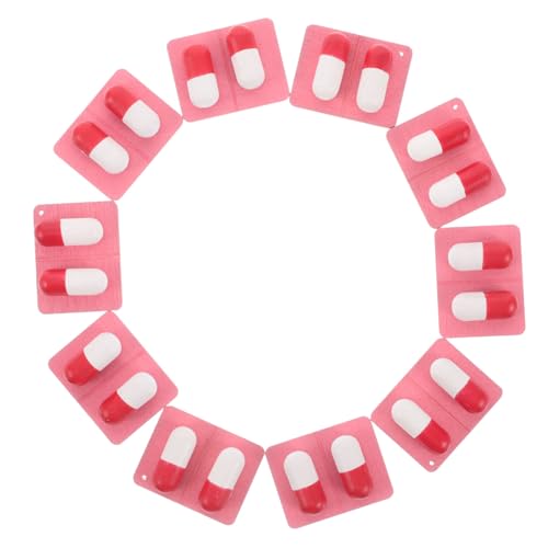 ERINGOGO 10 Stück Teiliges Arzt Spielset Realistische Kapselmodelle aus Fördert Kreatives Rollenspiel Soziale Interaktion Teamfähigkeit für Gruppen Spielspaß von ERINGOGO