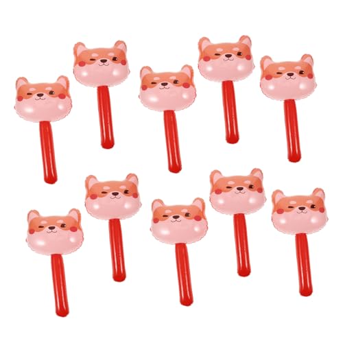ERINGOGO 10 Stück Teiliges Aufblasbares Hammer für Material Fuchsform Leicht Handtrainierend Eltern Junge Mädchen Interaktion für Kindergeburtstag Party und Spielspaß ERINGOGO 10 Stück Teiliges Aufblasbares Hammer für Material Fuchsform Leicht Handtrainierend Eltern Junge Mädchen Interaktion für Kindergeburtstag Party und Spielspaß von ERINGOGO