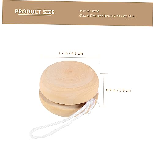 ERINGOGO 10 Stück Teiliges DIY Holz Responsive Ball für Bemalbar Kreatives Bastelset für Kindergeburtstag Eltern Junge Mädchen Aktivitäten und Partydekoration von ERINGOGO