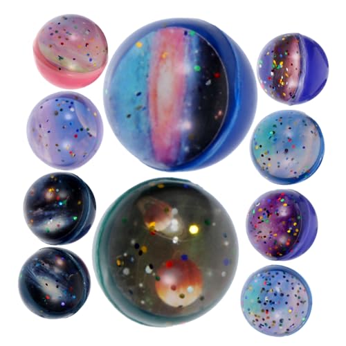 ERINGOGO 10 Stück Teiliges Elastische Kleine Runde Sprungbälle mit Sternenmotiv Stressabbauendes für Tragbare Bouncy Balls für Geburtstagsfeiern und Freizeitspaß ERINGOGO 10 Stück Teiliges Elastische Kleine Runde Sprungbälle mit Sternenmotiv Stressabbauendes für Tragbare Bouncy Balls für Geburtstagsfeiern und Freizeitspaß von ERINGOGO