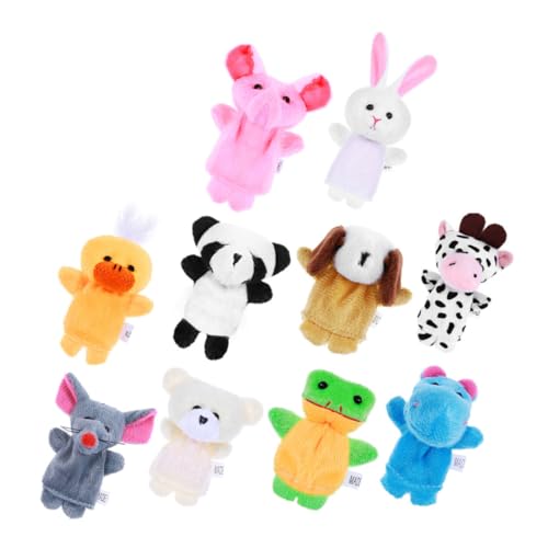 ERINGOGO 10 Stück Teiliges Fingerpuppen Süße Tierpuppen aus Plüsch für Geschichtenerzählen und Eltern Junge Mädchen Interaktion Perfektes für Geburtstagsfeiern und Ostern ERINGOGO 10 Stück Teiliges Fingerpuppen Süße Tierpuppen aus Plüsch für Geschichtenerzählen und Eltern Junge Mädchen Interaktion Perfektes für Geburtstagsfeiern und Ostern von ERINGOGO
