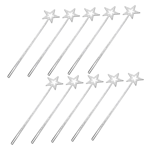 ERINGOGO 10 Stück Teiliges Glitzer Feenstäbe mit Sternspitze Leuchtende Zauberstäbe für Mädchen Bühnenauftritte Kostümzubehör für Geburtstagsfeiern Rollenspiele und Fasching ERINGOGO 10 Stück Teiliges Glitzer Feenstäbe mit Sternspitze Leuchtende Zauberstäbe für Mädchen Bühnenauftritte Kostümzubehör für Geburtstagsfeiern Rollenspiele und Fasching von ERINGOGO