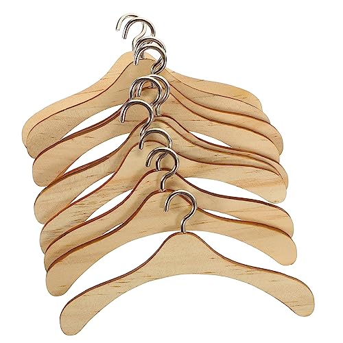 ERINGOGO 10 Stück Teiliges Holz Kleiderbügel für Puppen Realistische Kleine Aufhänger Leichte Holzmaterialien für Puppenkleiderschränke Praktische Ordnung im Puppenhaus Lang ERINGOGO 10 Stück Teiliges Holz Kleiderbügel für Puppen Realistische Kleine Aufhänger Leichte Holzmaterialien für Puppenkleiderschränke Praktische Ordnung im Puppenhaus Lang von ERINGOGO