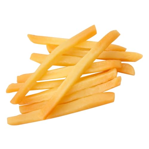 ERINGOGO 10 Stück Teiliges Künstliche Pommes Frites aus PVC Lebensnahe Food Simulation Glatte Oberfläche Dekoratives Fast Food Modell für Fotografie Partydekoration und Ladenauslage von ERINGOGO