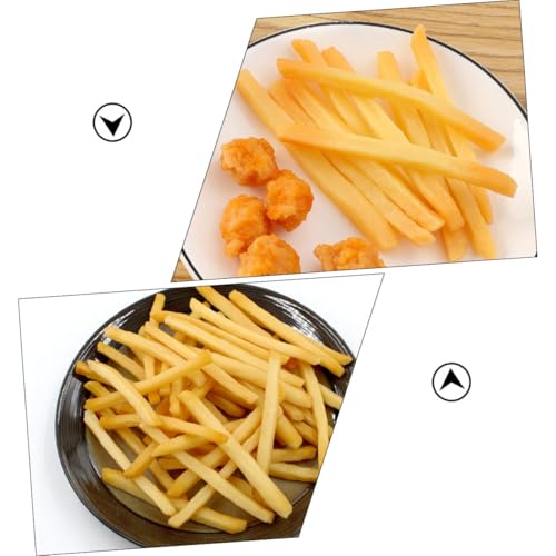 ERINGOGO 10 Stück Teiliges Künstliches Pommes Frites Modell aus PVC Realistische Küchen Deko Langlebige Party Fotorequisite Lebensechte Fast Food Nachbildung für Laden und ERINGOGO 10 Stück Teiliges Künstliches Pommes Frites Modell aus PVC Realistische Küchen Deko Langlebige Party Fotorequisite Lebensechte Fast Food Nachbildung für Laden und von ERINGOGO