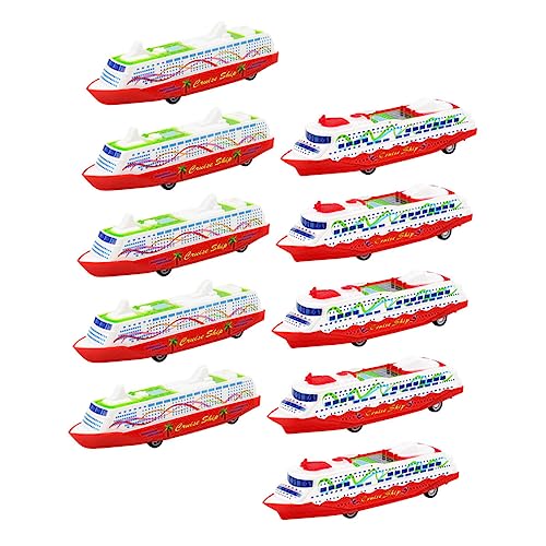 ERINGOGO 10 Stück Teiliges Kunststoff Kreuzfahrtschiff für Kleinkinder Rückzieh Dampfschiff mit Zufälligen Mustern Wasserspielzeug für Jungen und Fördert Kreativität und Soziale Fähigkeiten ERINGOGO 10 Stück Teiliges Kunststoff Kreuzfahrtschiff für Kleinkinder Rückzieh Dampfschiff mit Zufälligen Mustern Wasserspielzeug für Jungen und Fördert Kreativität und Soziale Fähigkeiten von ERINGOGO