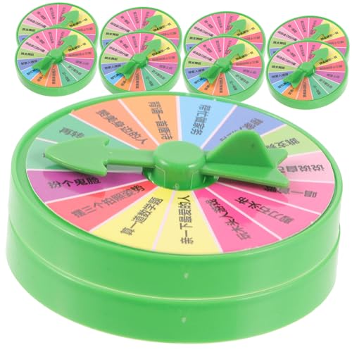 ERINGOGO 10 Stück Teiliges Lustiges Strafrad Kleines Drehbares Party dekorationsspiel aus Langlebigem PP für Tischspiele Familien Klassenzimmer Events Karneval und Feiern ERINGOGO 10 Stück Teiliges Lustiges Strafrad Kleines Drehbares Party dekorationsspiel aus Langlebigem PP für Tischspiele Familien Klassenzimmer Events Karneval und Feiern von ERINGOGO