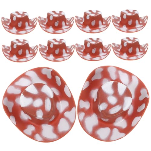 ERINGOGO 10 Stück Teiliges Mini Cowgirl Hüte Niedliche Kleine Filzhüte für DIY Basteln Puppen und Partydekoration Farbige Miniatur Cowboy Hüte für Festliche Kuchen und Handwerksprojekte ERINGOGO 10 Stück Teiliges Mini Cowgirl Hüte Niedliche Kleine Filzhüte für DIY Basteln Puppen und Partydekoration Farbige Miniatur Cowboy Hüte für Festliche Kuchen und Handwerksprojekte von ERINGOGO