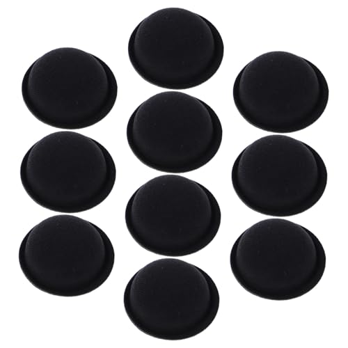ERINGOGO 10 Stück Teiliges Mini Schwarz Leichte Miniatur Rundhüte zum Basteln Dekorieren von Puppen Schneemännern Kostümen und DIY Festivals Kreative Kopfbedeckungen für Handwerk und Party von ERINGOGO
