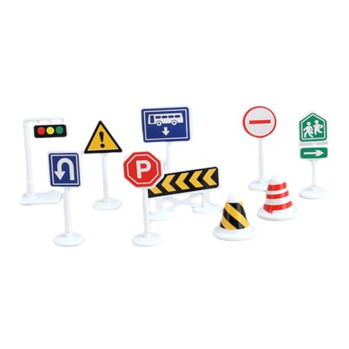 ERINGOGO 10 Stück Teiliges Mini Verkehrsschilder aus Stabilem Bunte Straßensimulation Kindersicheres Lernspielzeug zur Verkehrs und Straßenerkennung für Kreative Verkehrsszene Spielmodelle ERINGOGO 10 Stück Teiliges Mini Verkehrsschilder aus Stabilem Bunte Straßensimulation Kindersicheres Lernspielzeug zur Verkehrs und Straßenerkennung für Kreative Verkehrsszene Spielmodelle von ERINGOGO