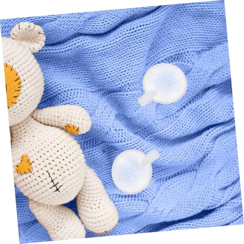 ERINGOGO 10 Stück Teiliges Quietscher Rund Transparent Ersatz für Hundespielzeug und Puppen Leicht Geräuschaktiv Praktische Quietscher Inserts für DIY Reparatur von ERINGOGO