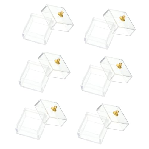 ERINGOGO 10 Stück Teiliges Transparentes Mini Dollhouse Süßigkeiten Display Box Langlebige Miniatur Aufbewahrungsbox mit Glatter Oberfläche Realistische Puppenhaus Dekoration Sicher und ERINGOGO 10 Stück Teiliges Transparentes Mini Dollhouse Süßigkeiten Display Box Langlebige Miniatur Aufbewahrungsbox mit Glatter Oberfläche Realistische Puppenhaus Dekoration Sicher und von ERINGOGO