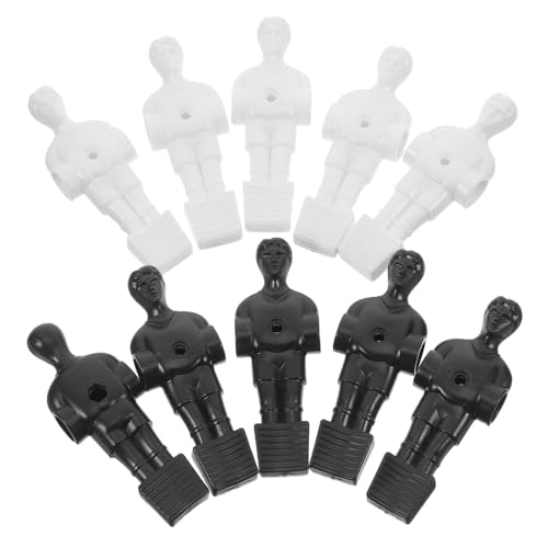 ERINGOGO 10stücke Tischfußball Spieler Miniatur Figuren Schwarz Und Weiß Ersatzteile Für Tischkicker Hochwertige Kickerzubehör Für Geselligkeit Und Spaß ERINGOGO 10stücke Tischfußball Spieler Miniatur Figuren Schwarz Und Weiß Ersatzteile Für Tischkicker Hochwertige Kickerzubehör Für Geselligkeit Und Spaß von ERINGOGO