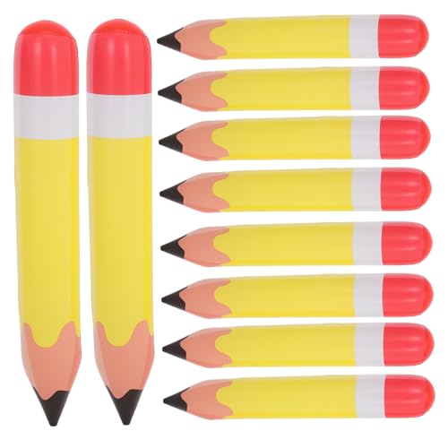 ERINGOGO 10 Stücke Aufblasbare Bleistift Dekorationen Für Party Pvc Material Gelb Jungen Und Mädchen Geburtstag Dekorationen Aufblasbare Bleistift Riesige Prop ERINGOGO 10 Stücke Aufblasbare Bleistift Dekorationen Für Party Pvc Material Gelb Jungen Und Mädchen Geburtstag Dekorationen Aufblasbare Bleistift Riesige Prop von ERINGOGO
