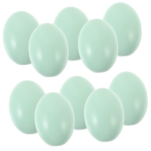 ERINGOGO 10stücke Eier Bastelset Für Farbige Simulation Eier Malen Und Dekorieren Für Ostern Kreative Holzspielzeuge Für Familienfeiern Und Bastelstunden von ERINGOGO