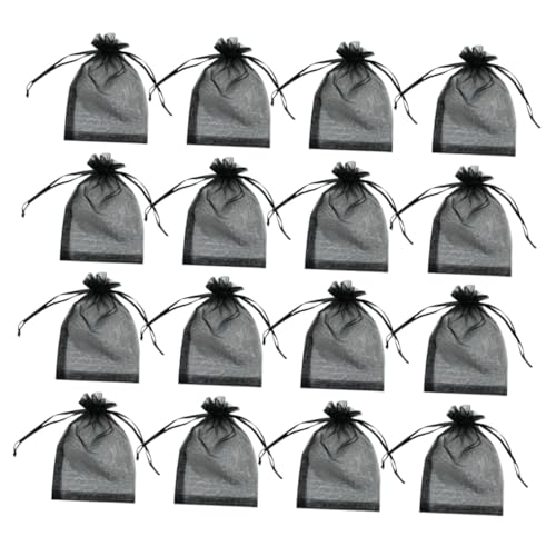 ERINGOGO 100 Stück Beutel mit Zugband Leichte Geschenk Aufbewahrungssäcke für Hochzeit Party Schmuck Bonbons Vielseitige Verpackungstaschen von ERINGOGO