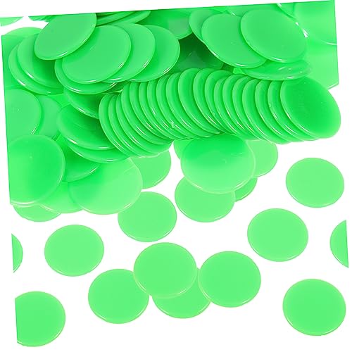 ERINGOGO 100 Stück Bingo-Chips Spiel Bingozubehör Bingohallen-Requisiten Chips zählen für Jetons Bingo -Marker Belohnungschips Abs Grün ERINGOGO 100 Stück Bingo-Chips Spiel Bingozubehör Bingohallen-Requisiten Chips zählen für Jetons Bingo -Marker Belohnungschips Abs Grün von ERINGOGO