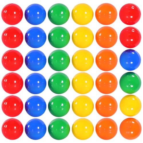 ERINGOGO 100 Stück Bunte Lotteriekugeln Öffnung Befüllbar Wiederverwendbare Kunststoffspielbälle für Tombola Party Spiele Veranstaltungen Fest ERINGOGO 100 Stück Bunte Lotteriekugeln Öffnung Befüllbar Wiederverwendbare Kunststoffspielbälle für Tombola Party Spiele Veranstaltungen Fest von ERINGOGO