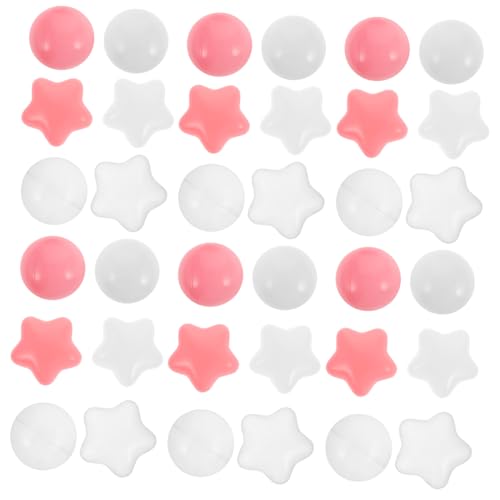 ERINGOGO 100 Stück Bunte Sterne- -bälle Für Baby-ballgruben, Ideal Für Kinder-laufstall-Pool-Party-Dekorationen Und Kleinkind-Spielzeug. Kunststoffbälle Für Endlosen Spaß Und von ERINGOGO