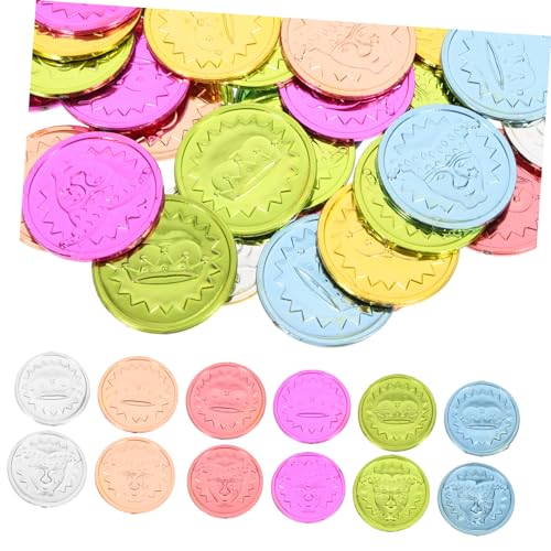ERINGOGO 100 Stück Clown Münzen Falschgeld Glücksmünzen Spielgeld Für Münzen Für Mini Kleine Münz Requisiten Mini Figuren Schatzmünzen Spiel Lebensmittel Registrierkasse ERINGOGO 100 Stück Clown Münzen Falschgeld Glücksmünzen Spielgeld Für Münzen Für Mini Kleine Münz Requisiten Mini Figuren Schatzmünzen Spiel Lebensmittel Registrierkasse von ERINGOGO