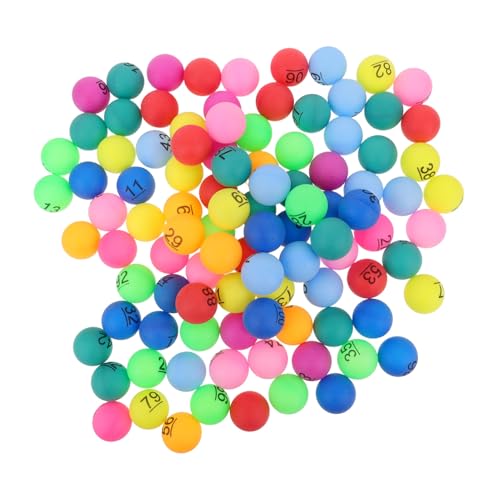 ERINGOGO Multi-Color Bingo 100 Stück Party Supplies Tombola Für Geburtstagsfeiern Karneval Kunststoff von ERINGOGO