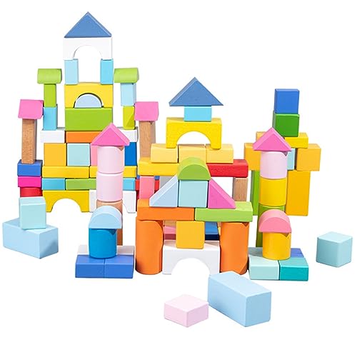 ERINGOGO 100 Stück Holzblock Für Kleinkinder Bausteine Lernspielzeug Für Kinderspielzeug Kleinkinder Holzspielzeug Aus Holzblöcken Aus Holzklötzen Hölzern ERINGOGO 100 Stück Holzblock Für Kleinkinder Bausteine Lernspielzeug Für Kinderspielzeug Kleinkinder Holzspielzeug Aus Holzblöcken Aus Holzklötzen Hölzern von ERINGOGO