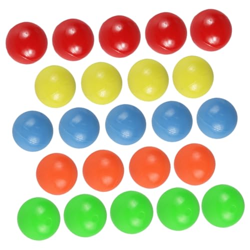 ERINGOGO 100 Stück Kleine Farbige Kunststoffkugeln Lernspielzeug für Mathematische Zählhilfe für Vorschule Kindergarten Farbige Lernbälle zum Zählen und Rechnen von ERINGOGO