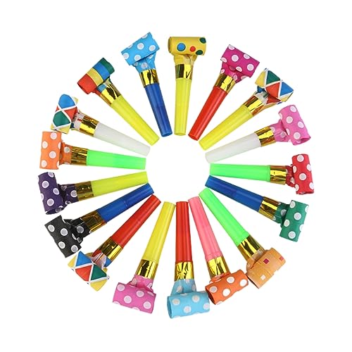 ERINGOGO 100 Stück Lustige Tröten für Farbenfrohe Cheer Props Blasende Drachen Spielzeuge für Geburtstagsfeiern und Partys als Mitgebsel und Gastgeschenke Zufällige Farbe Zufällige Farbe von ERINGOGO