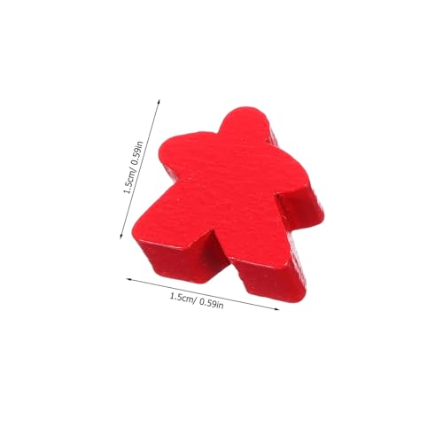 ERINGOGO 100 Stück Menschenfiguren Zählschachfiguren Spielmarken Zum Sortieren Von Schachmarken Im Klassenzimmer Zähl Meeples Marken Kleine Figuren Familienspiel Meeples von ERINGOGO