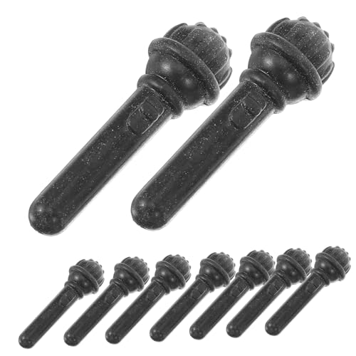 ERINGOGO 100 Stück Mikrofon -Fake-Mikrofon Mini-Hausversorgung dekoratives Mikrofondekor Gefälschtes Mikrofon für Puppenmikrofon Plastik Black ERINGOGO 100 Stück Mikrofon -Fake-Mikrofon Mini-Hausversorgung dekoratives Mikrofondekor Gefälschtes Mikrofon für Puppenmikrofon Plastik Black von ERINGOGO