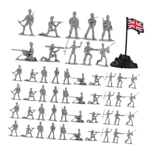 ERINGOGO 100 Stück Mini-Soldatenmodell Plastik Soldaten miniaturfiguren Soldaten Sammlerstücke Miniaturen Figuren für puppenhaus Mini-Personenfiguren Miniatur-Soldatenfiguren von ERINGOGO