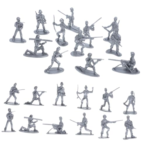 ERINGOGO 100 Stück Mini-soldatenfiguren Für Kinder Plastiksoldaten Mit Sicherer Farbe Ideal Für Miniaturgärten Und Puppenhäuser von ERINGOGO