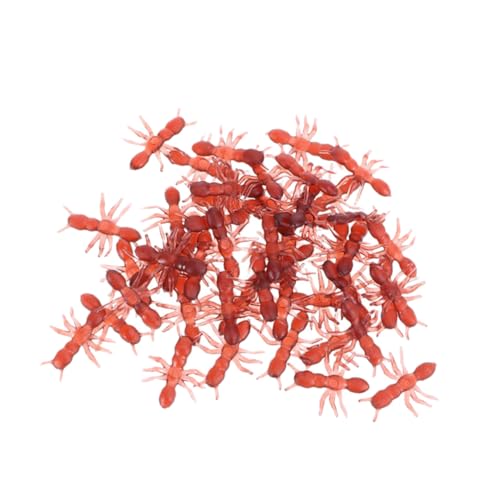 ERINGOGO 100 Stück Plastik Ameisen Attrappen Halloween Simulation Deko Realistische Kunststoff Fake Ants Scherzspielzeug für Party Grusel Stimmung Außenbereich ERINGOGO 100 Stück Plastik Ameisen Attrappen Halloween Simulation Deko Realistische Kunststoff Fake Ants Scherzspielzeug für Party Grusel Stimmung Außenbereich von ERINGOGO