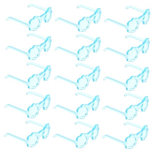 ERINGOGO 100 Stück Puppen Sonnenbrillen Transparente Augenbrillen für Puppen für Puppenhaus Dekoration und Kostüm Accessoires aus Robustem Kunststoff Leicht und Praktisch ERINGOGO 100 Stück Puppen Sonnenbrillen Transparente Augenbrillen für Puppen für Puppenhaus Dekoration und Kostüm Accessoires aus Robustem Kunststoff Leicht und Praktisch von ERINGOGO