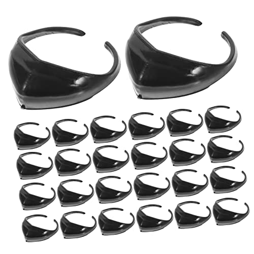 ERINGOGO 100 Stück Puppenzubehör Miniatursachen Mädchen Figur Zubehör Für Babypuppen Zubehör Für Puppenhäuser Puppentrage Für Mini- Puppenkleidung Plastik Black von ERINGOGO