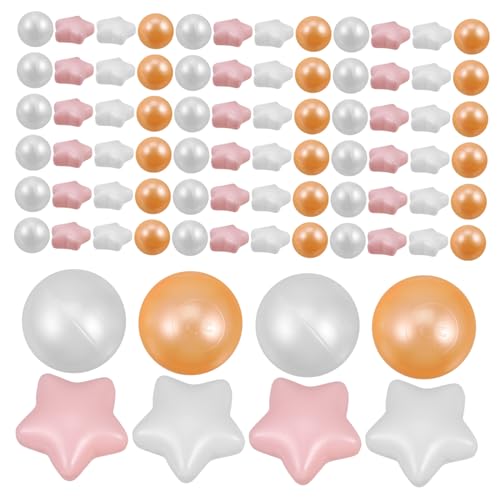 ERINGOGO 100 Stück Runde Bällebäder Spielbälle Kinderbälle Bällebad Poolbälle Poolspielzeug Bälle Für Babys Kinderspielzeug Kleinkindzelt Kinderpoolspielzeug Für Babys Für von ERINGOGO