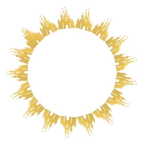 ERINGOGO 100 Stück Schloss Tortendeko Teilig Geburtstagsfeier Deko für Elegante Cake Topper für Zubehör für Shower und Themenpartys von ERINGOGO