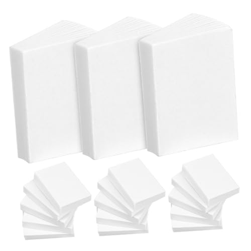 ERINGOGO 100 Stück Sleeve-Book-Modell Puppenhaus-miniaturbuch Mini-bücher-Modell Mini-notizbuch-Dekoration Im Maßstab 1:12 Rollenspielzubehör Bemalbare Minibücher Miniaturen Papier Weiß von ERINGOGO