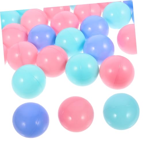 ERINGOGO 100 Stück Spiel Ozeanbälle Aqua klein für Schwimmbad Strand Schwimmspielzeug Bauen Bälle EIN Bälle für Bällebäder Requisiten für Partybälle Plastik von ERINGOGO