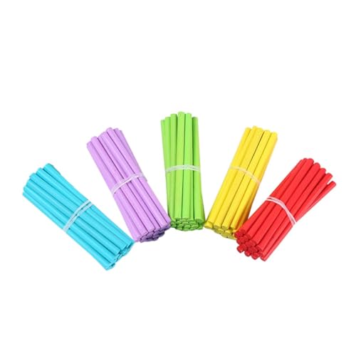 ERINGOGO 100 Stück Teiliges Bunte Holz Counting Sticks für Vorschulkinder Pädagogisches Mathe mit Glatter Oberfläche Fördert Farbenlernen Logisches Denken Zahlenverständnis Geeignet Ab ERINGOGO 100 Stück Teiliges Bunte Holz Counting Sticks für Vorschulkinder Pädagogisches Mathe mit Glatter Oberfläche Fördert Farbenlernen Logisches Denken Zahlenverständnis Geeignet Ab von ERINGOGO