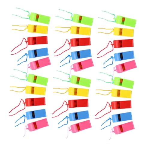 ERINGOGO 100 Stück Teiliges Bunte Kunststoffpfeifen für Schiedsrichter Trillerpfeifen Sporttraining Notfallpfeife Party Goodies für Kindergeburtstag Fußball Schwimmwettbewerb ERINGOGO 100 Stück Teiliges Bunte Kunststoffpfeifen für Schiedsrichter Trillerpfeifen Sporttraining Notfallpfeife Party Goodies für Kindergeburtstag Fußball Schwimmwettbewerb von ERINGOGO