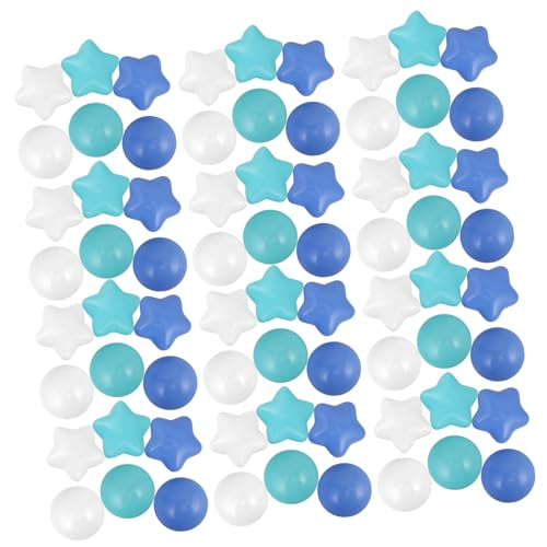 ERINGOGO 100 Stück Teiliges Bunte Star Shaped Ocean Balls aus Hochwertigem Kunststoff für Indoor und Outdoor Spiel Fördert Hand Auge Koordination Vielseitiges für Junge Mädchen ERINGOGO 100 Stück Teiliges Bunte Star Shaped Ocean Balls aus Hochwertigem Kunststoff für Indoor und Outdoor Spiel Fördert Hand Auge Koordination Vielseitiges für Junge Mädchen von ERINGOGO