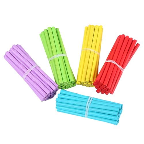 ERINGOGO 100 Stück Teiliges Bunter Holz Counting Sticks für Ab Jahren Pädagogisches Montessori Mathe Fördert Logisches Denken Hand Auge Koordination und Zahlenlernen für Vorschule und ERINGOGO 100 Stück Teiliges Bunter Holz Counting Sticks für Ab Jahren Pädagogisches Montessori Mathe Fördert Logisches Denken Hand Auge Koordination und Zahlenlernen für Vorschule und von ERINGOGO