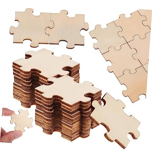 ERINGOGO 100 Stück Teiliges Leere Holzpuzzleteile Blanke Jigsaw Puzzle Pieces für DIY Bastelprojekte Bemalbare Holzpuzzle zum Selbstgestalten für Kunst Schule und Handwerk ERINGOGO 100 Stück Teiliges Leere Holzpuzzleteile Blanke Jigsaw Puzzle Pieces für DIY Bastelprojekte Bemalbare Holzpuzzle zum Selbstgestalten für Kunst Schule und Handwerk von ERINGOGO
