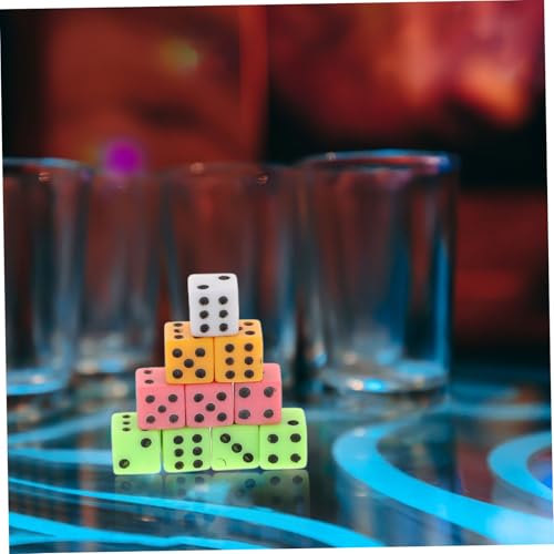 ERINGOGO 100 Stück Teiliges Set Mini Würfel Sechsseitig Farbig mit Quadratischen Ecken für Brettspiele Taschenwürfel Vielseitig für Lernen und Basteln Farbenfrohe Spielfiguren ERINGOGO 100 Stück Teiliges Set Mini Würfel Sechsseitig Farbig mit Quadratischen Ecken für Brettspiele Taschenwürfel Vielseitig für Lernen und Basteln Farbenfrohe Spielfiguren von ERINGOGO