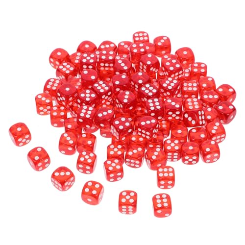 ERINGOGO 100 Stück Transparente Acryl Würfel mit Abgerundeten Ecken Bunte Kristallspielwürfel Leichte Mehrseiten Spielwürfel für Brettspiele Partyzubehör und Mathe Spiele ERINGOGO 100 Stück Transparente Acryl Würfel mit Abgerundeten Ecken Bunte Kristallspielwürfel Leichte Mehrseiten Spielwürfel für Brettspiele Partyzubehör und Mathe Spiele von ERINGOGO