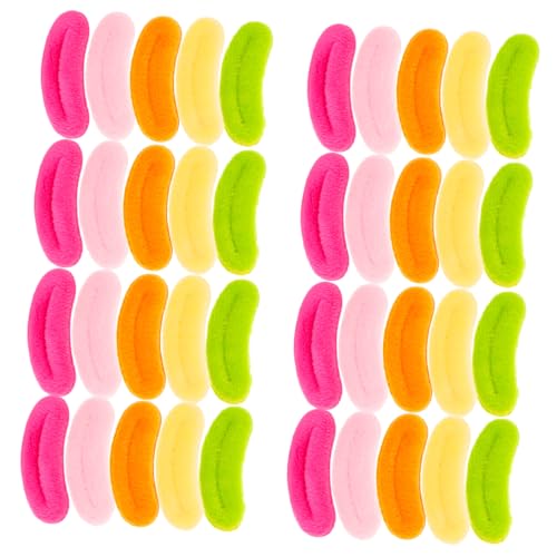 ERINGOGO 100 Stück Wurstmaul Plüschtier Pelziges Für Stofftiere Stofftier Partygeschenke Mini Plüschtier von ERINGOGO